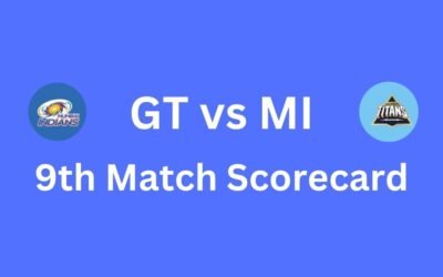 Gujarat Titans vs Mumbai Indians Scorecard 9th IPL 2025 Gujarat Titans vs Mumbai Indians Match Scorecard