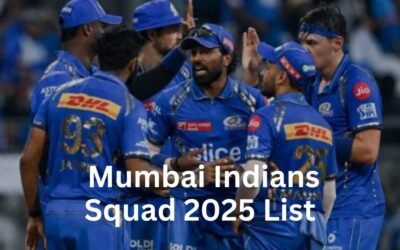 Mumbai Indians Squad 2025 Full Player List Mumbai Indians Squad 2025