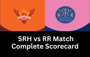 Sunrisers Hyderabad vs Rajasthan Royals Match Scorecard